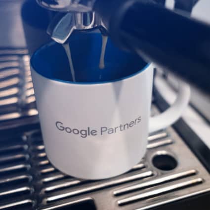 Tasse à café Google Partners